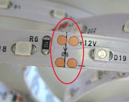 Hogyan vágja el a szalagot LED 12V és 220V video (LED) Hogyan vágja el a szalagot LED 12V és 220V videó