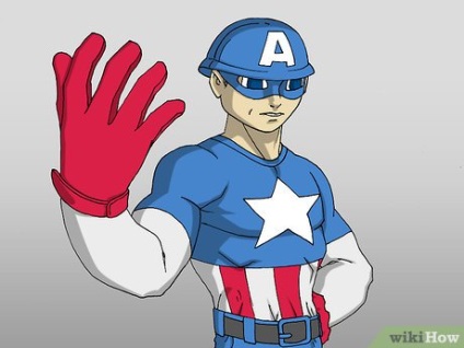 Hogyan készítsünk egy ruha Amerika Kapitány (Captain) Hogyan, hogy a ruha a Captain America