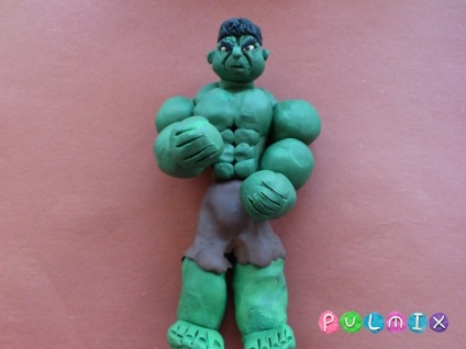 Milyen vak Hulk gyurma szakaszokban (Print köszönhetően nagy leckét) Mivel vak Halka gyurma szakaszaiban