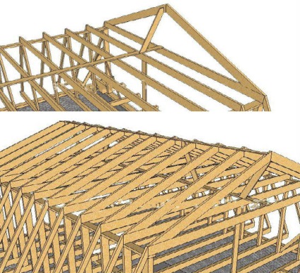 Hogyan működik a manzárdtetős, és mik a design a tetőszerkezet technológiával való