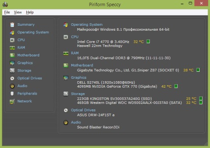 Hogyan tudja a hőmérsékletet a számítógép (Open Hardware Monitor) Hogyan tudja a hőmérsékletet a számítógép