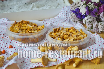 Mivel a téli fagyás chanterelles lépésről lépésre képekkel (téli) Mivel a téli fagyás chanterelles lépésről lépésre fotókkal