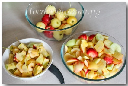 Hogyan fagyasztja meg az almákat - recept fotókkal