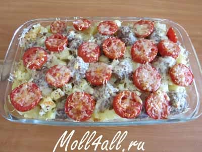 Burgonya rakott csirke a sütőben, a recept egy fotó (fotók) Burgonya rakott csirke a sütőben, a recept egy fotót