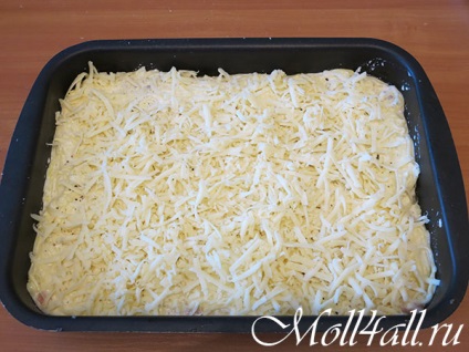 Burgonya rakott csirke a sütőben, a recept egy fotó (hússzeleteket csirkét a sütőbe) Burgonya rakott csirke a sütőben, a recept egy fotót