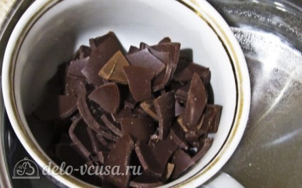 Eper, csokoládé recept egy fotó - egy lépésről lépésre főzés