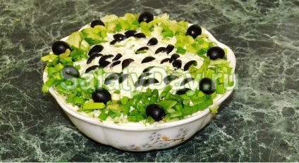 Gyönyörű saláták - ízletes és könnyen elkészíthető receptek fotókkal és videó