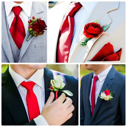 Vörös és fehér esküvői