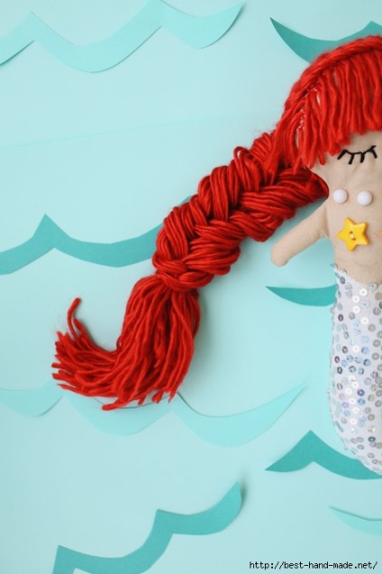 Mermaid baba készült ruhát