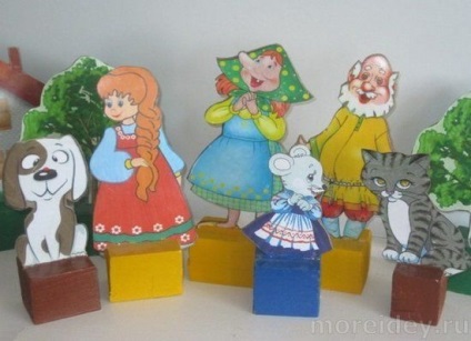 Puppet sarok az óvodában - a kedvenc óvodás csoport (gyermek) Puppet sarok az óvodában - a kedvenc óvodai csoport