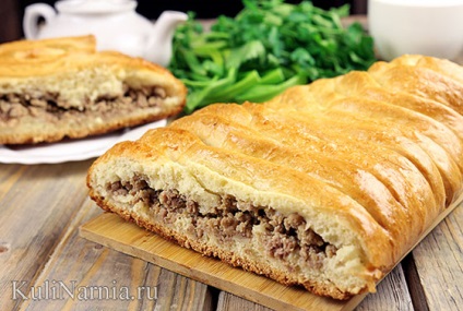 Coulibiac hús recept fotó (Kulebyaka) Coulibiac hús recept képpel