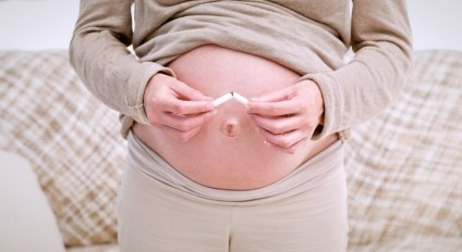 A terhesség alatti dohányzás, mint veszélyes korai szakaszában, a hatásait