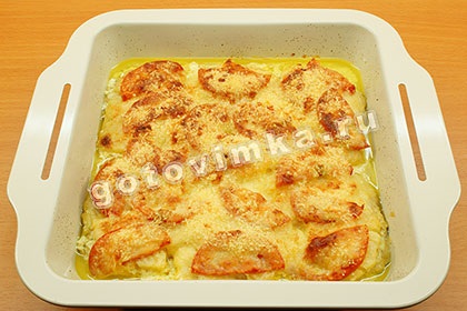 Csirke ananásszal - lépésről lépésre recept fotók