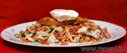 Csirke és zöldség, 1 recept