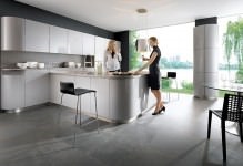 Konyha stílusában high-tech fotó belsőépítészeti design, modern és kis sarok (konyha) Konyha stílusában high-tech fotó belsőépítészeti design, modern szögletes és kis