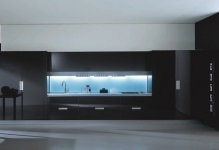 Konyha stílusában high-tech fotó belsőépítészeti design, modern és a kis sarok (konyha stílusában high-tech fotó) Konyha stílusában high-tech fotó belsőépítészeti design, modern szögletes és kis