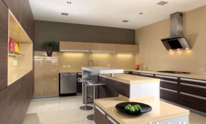 Konyha stílusában high-tech fotó belsőépítészeti design, modern és kis sarok (modern) Konyha stílusában high-tech fotó belsőépítészeti design, modern szögletes és kis