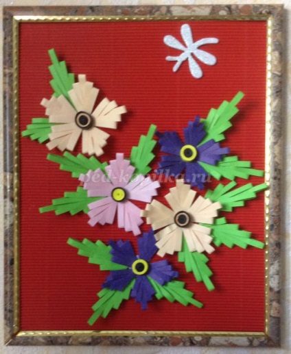 Quilling egy fésű (Quilling Master-osztály lépésről lépésre fotók) Quilling egy fésű