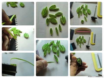 Kvilling egy fésű (Quilling) Quilling egy fésű