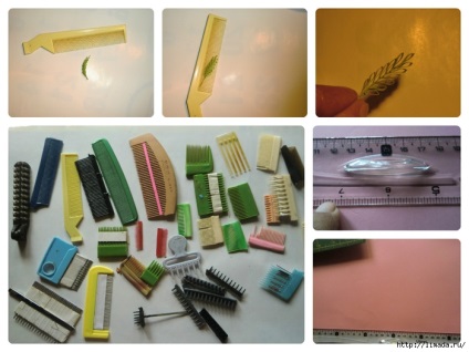 Kvilling egy fésű (Quilling) Quilling egy fésű