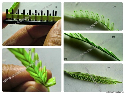 Kvilling egy fésű (támogatás) Quilling egy fésű