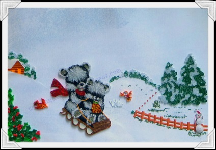 Kvilling egy fésű (fésű) Quilling egy fésű