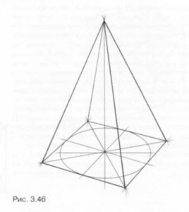Lineárisan konstruktív rajza piramis - építészeti rajz képviseleti