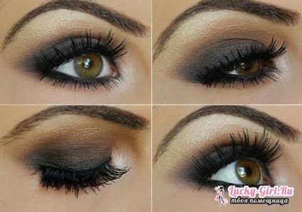 Smink Smokey jég lépésről lépésre (make-up) Smink Smokey jég lépésről lépésre
