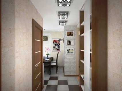 Egy kis folyosón a Hruscsov design, fotó lehetőségek