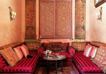 Marokkói stílusban a belső