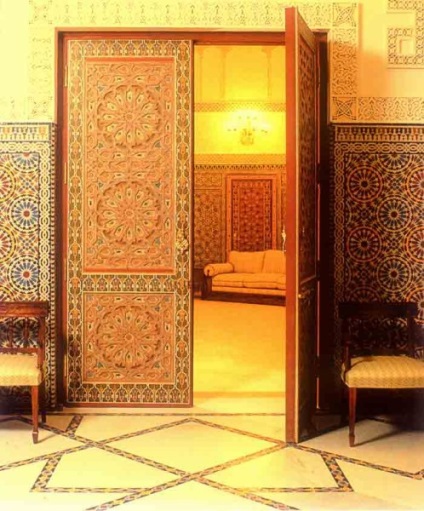 Marokkói stílusban a belső fotó