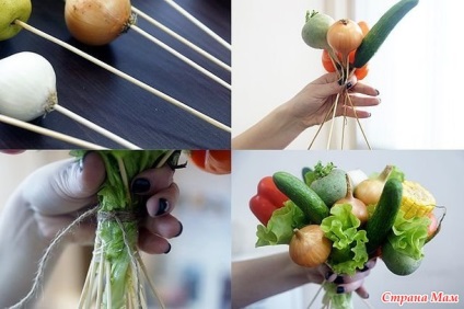 Майстер-клас по букету з овочів своїми руками - накопілочка ідей для свят і вечірок