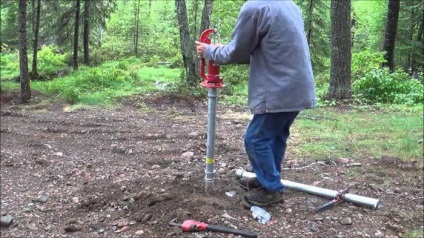 Telepítése a szivattyút a jól a kezét (a szivattyú) Telepítése a szivattyút a kút a kezüket