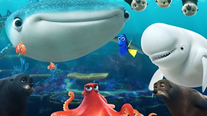 Tengeri élet rajzfilm - Finding Dory (víz alatti) Tengeri élet rajzfilm - dori kereső