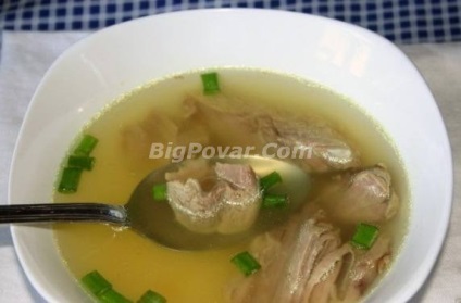 Broth-lépésre recept fotók és magyarázatok (hús) Húsleves-lépésre recept fotókkal és magyarázatokkal