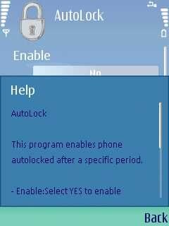 Áttekintés autolock programot