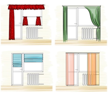 Így függönyök, ablakok, szövet és egyéb opciók 12 dekorációs ötletek