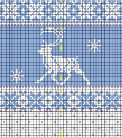 Leírás kötés minták szarvas (szarvas) Leírás kötés minták szarvas