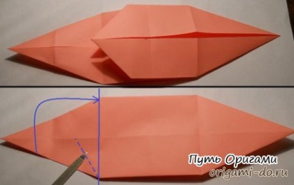 Origami egyszarvú - részletes összeszerelési rajz - oly módon, origami