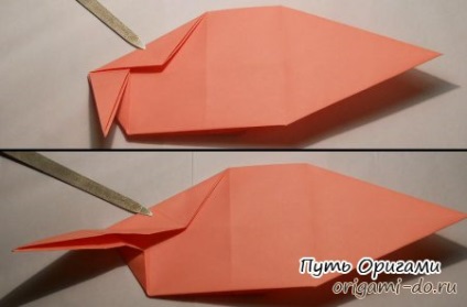 Origami egyszarvú - részletes összeszerelési rajz - oly módon, origami