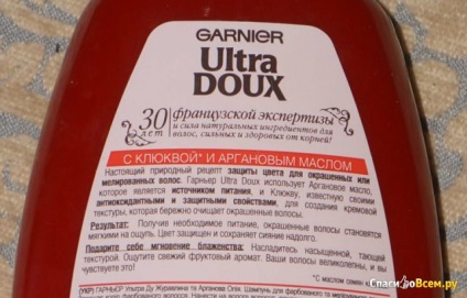 Ismertetőt sampon Garnier ultra doux - szín védelem - áfonya és argánolaj sampon jó