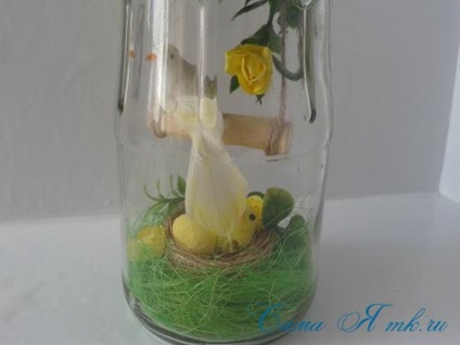 Easter készítmény Easter készítmény „madár a jar,” én magam