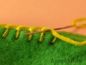 Stitch varrat (öltés bázis a rögzítő menetes) öltés varrás