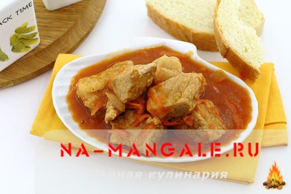Gravy Sertés 3 lépésről lépésre recept preparálás fotó (mártással) Gravy Sertés 3 lépésről lépésre recept preparálás fotók