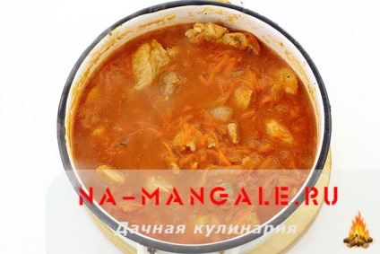 Gravy Sertés 3 lépésről lépésre recept preparálás fotó (mártással) Gravy Sertés 3 lépésről lépésre recept preparálás fotók