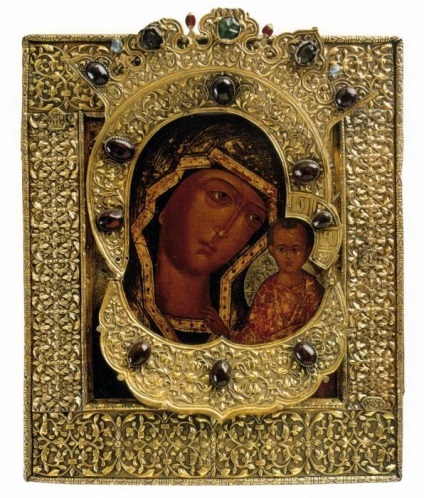 Ortodox ikonosztáz ikon „keresztanya Kazan”, értékét és erejét