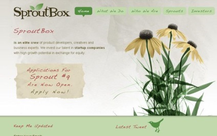 Példák oldalak zöld design (weboldalak) Példák oldalak zöld design