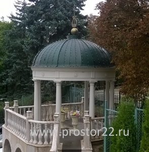 Rengeteg hely - a rotunda Arch pergola (méteres beton Bouchard) Rengeteg hely - pergola ív rotunda