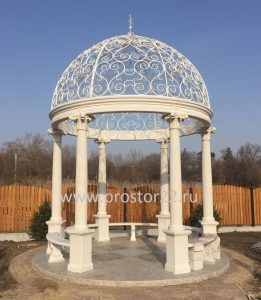 Rengeteg hely - a rotunda Arch Pergola (rotunda) Rengeteg hely - pergola ív rotunda