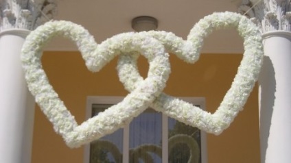 Egyszerű dekoráció esküvői papír tegyen magának egy világos hátteret az ünnepe a dekoráció az oszlopokon